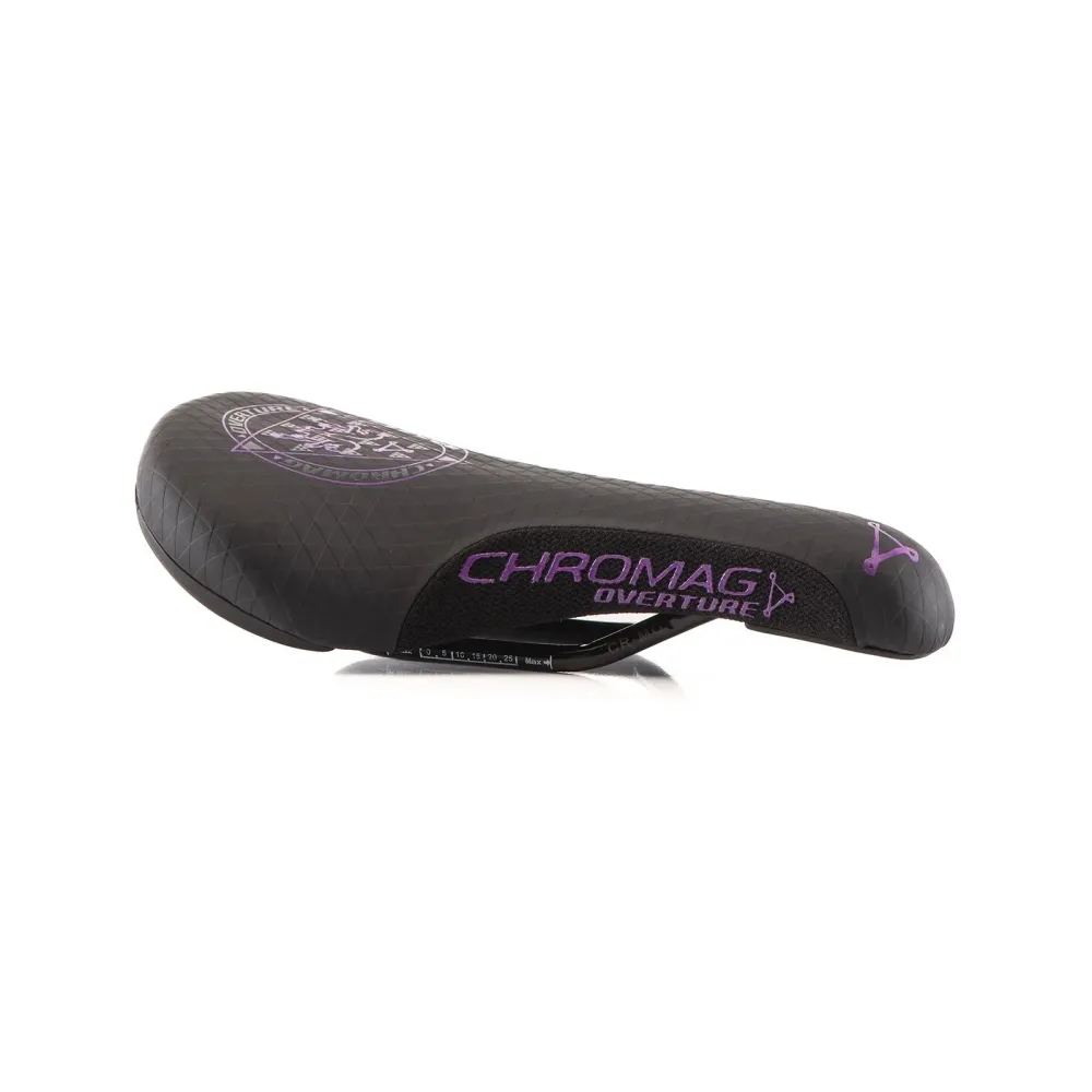 CHROMAG OVERTURE Rails CrMo Saddle Black/Violet