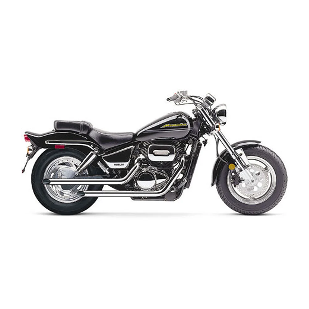 Cobra Chromowane tłumiki wsuwane Drag Pipe dla Suzuki