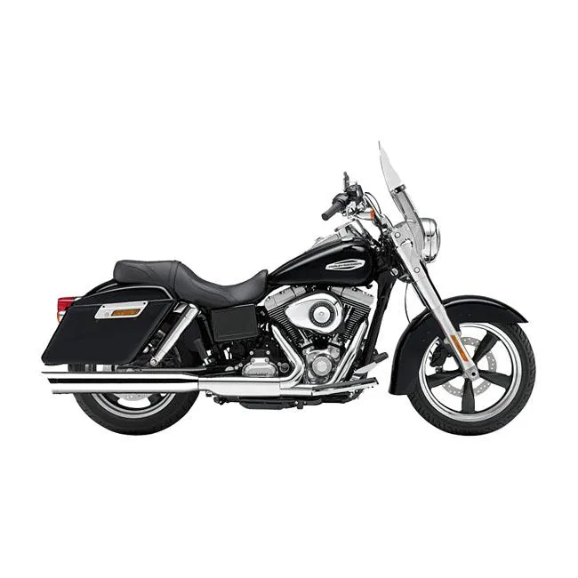Cobra Tłumik 4" Switchback Chrome Slip-On z zapiekanymi końcówkami do Harleya