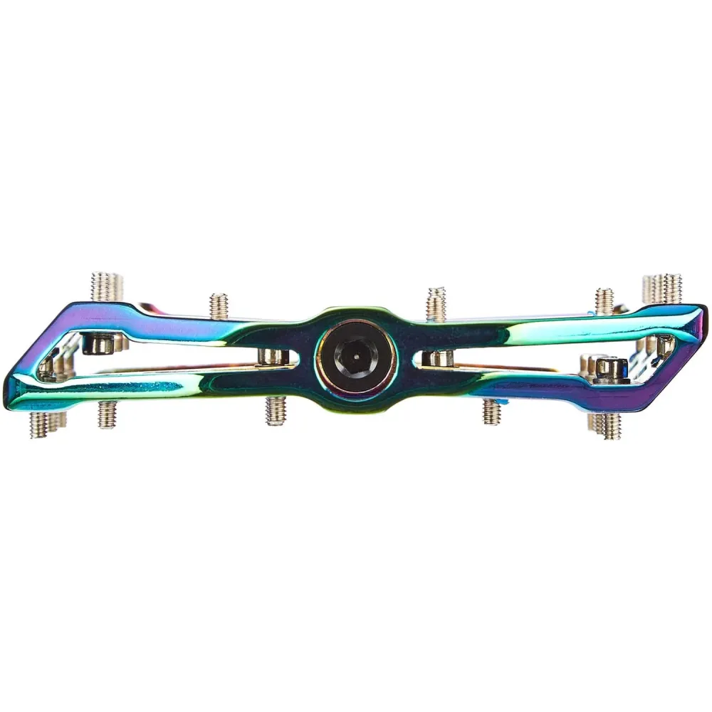 HT COMPONENTS ANS10 SUPREME Płaskie pedały Petroleum