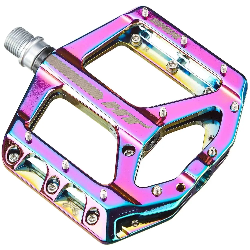 HT COMPONENTS ANS10 SUPREME Płaskie pedały Petroleum