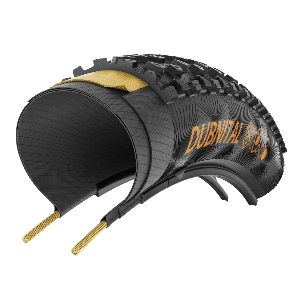 CONTINENTAL DUBNITAL Race Rapid 29x2.20 Tubeless Ready Miękka czarna opona