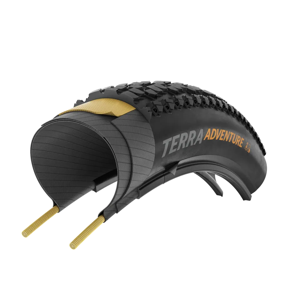 CONTINENTAL TERRA ADVENTURE TRAIL GRIP 700x50c Opona bezdętkowa czarna