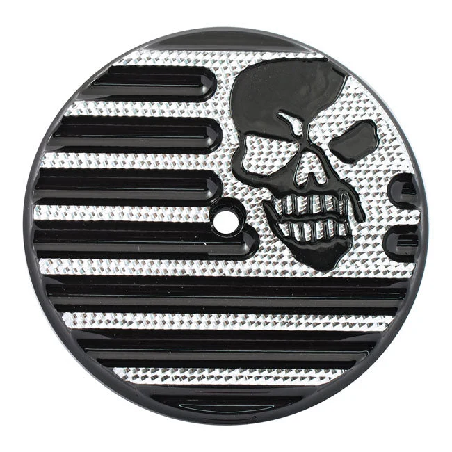Covingtons żebrowana osłona filtra powietrza Skull Diamond