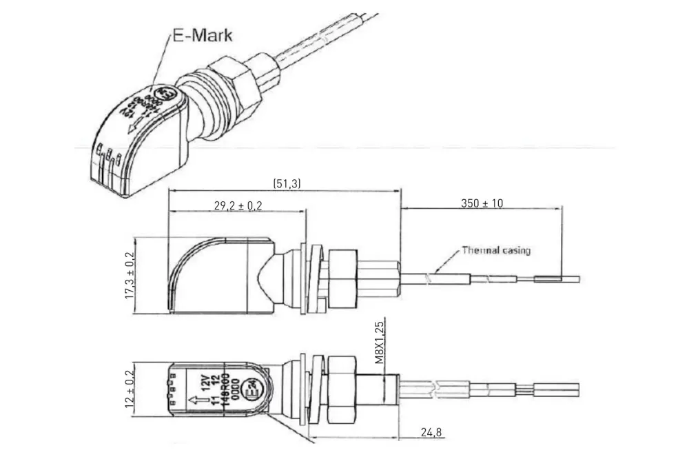 Daytona Kierunkowskazy motocyklowe D-Light Mini 1 LED
