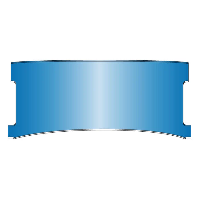 NC Dolna przednia szyba regulowana niebieska Panhead 49-59