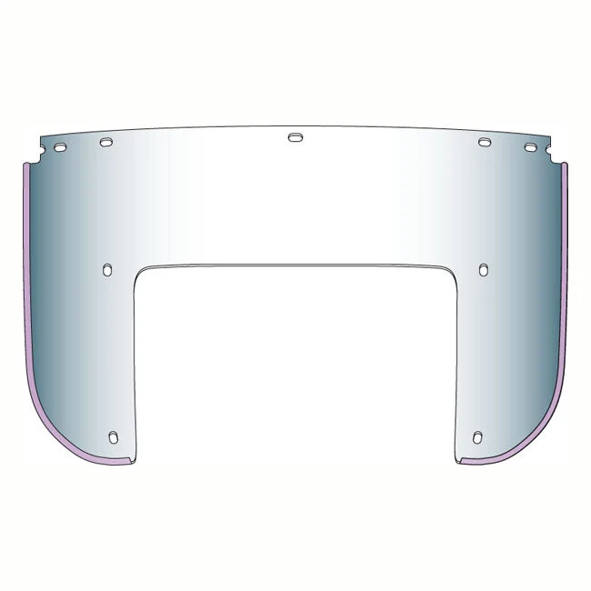 Dolna szyba przednia NC Beaded Clear HD 7-bolt