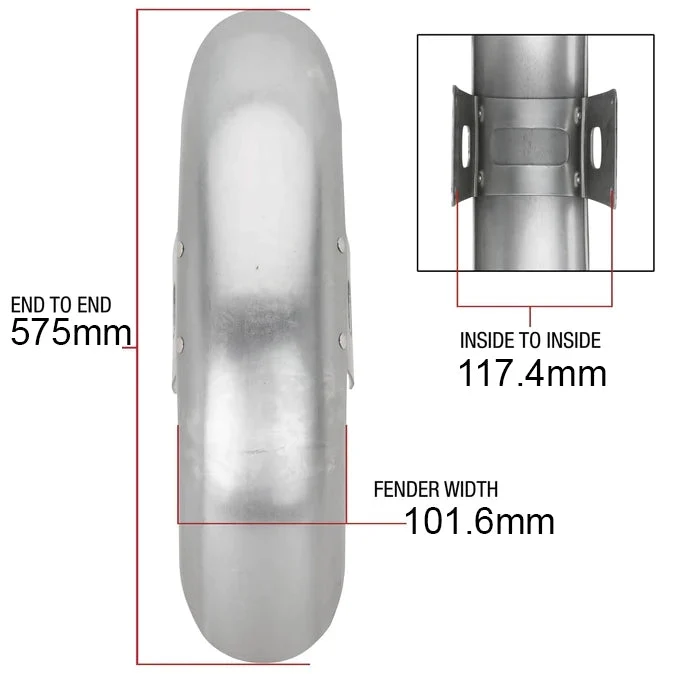 Żebrowany przedni błotnik motocyklowy Narrow Glide 19/21" do Harley XL FX