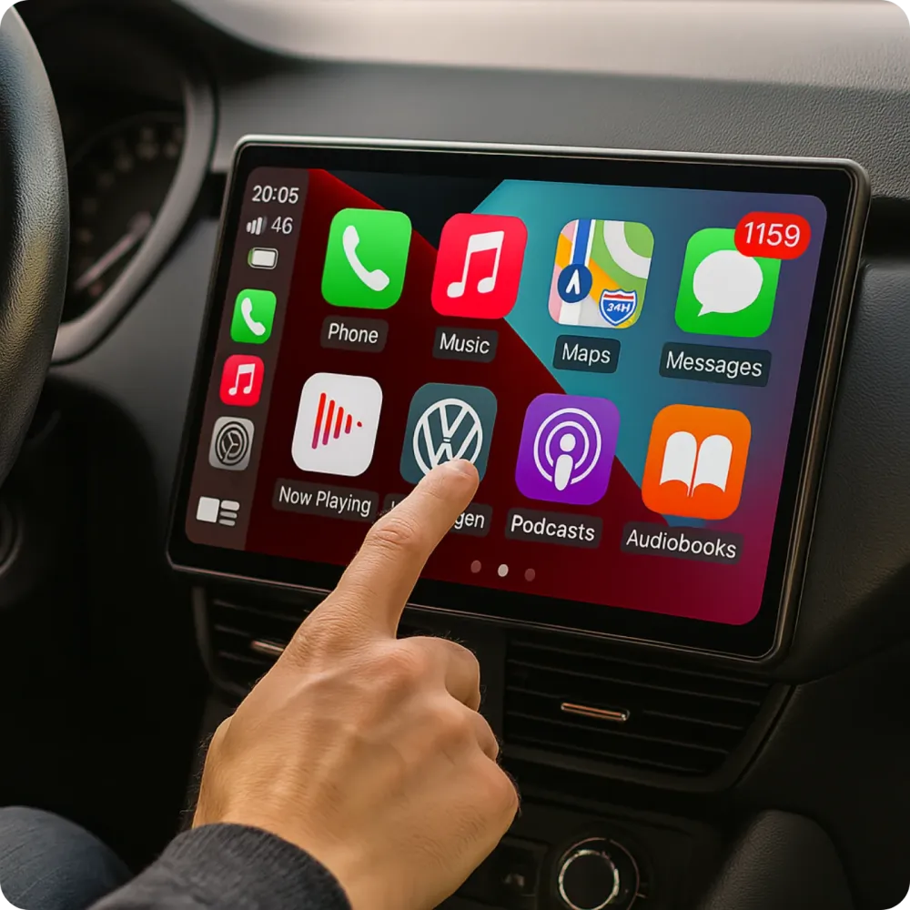 Ekran radio H509 Carplay Android Auto
