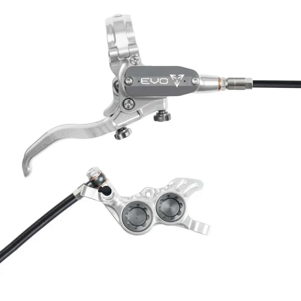 Hamulec tylny HOPE TECH 4 EVO GR4 srebrny/dymny