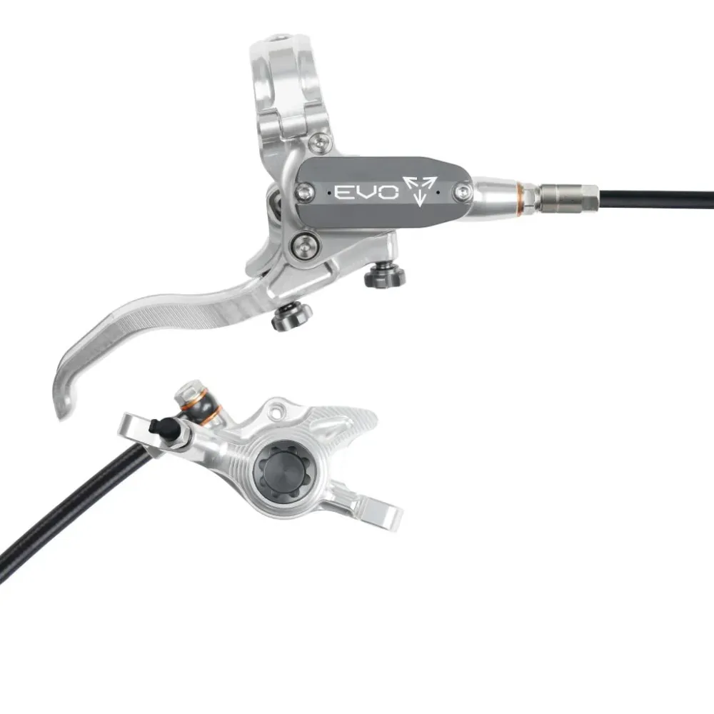 Hamulec tylny HOPE TECH 4 EVO X2 PM srebrny/dymny