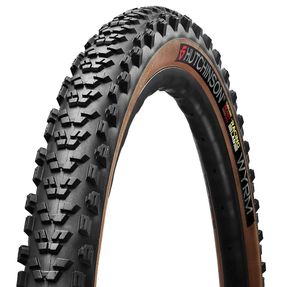 HUTCHINSON WYRM 29x2.40 Racing Lab Hardskin Race Ripost XC Tubeless Ready Miękka opona czarna/brązowa