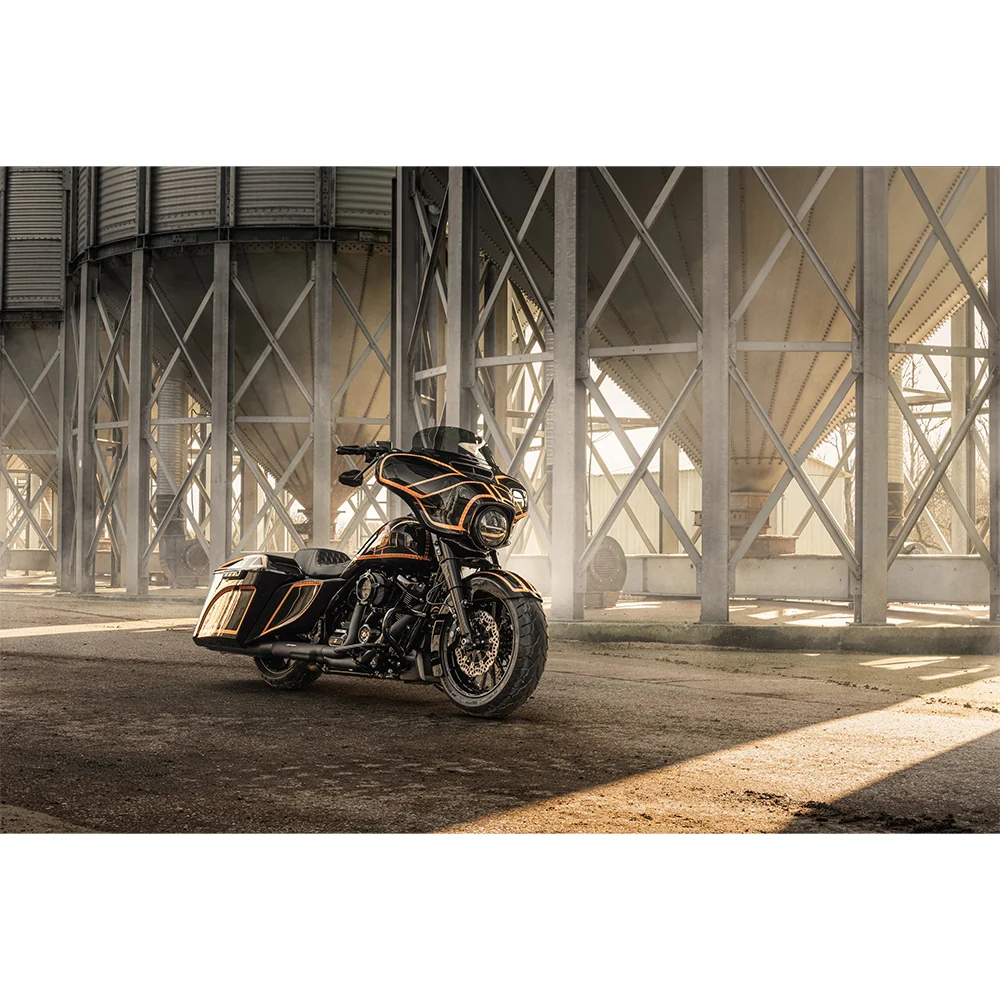 Killer Custom Flow 2 Zestaw rozciągniętego zbiornika gazu i osłony bocznej Touring 14-21