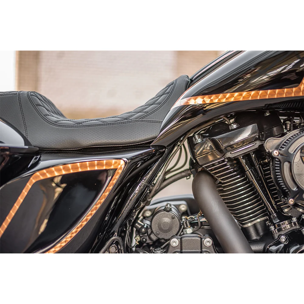 Killer Custom Flow 2 Zestaw rozciągniętego zbiornika gazu i osłony bocznej Touring 14-21