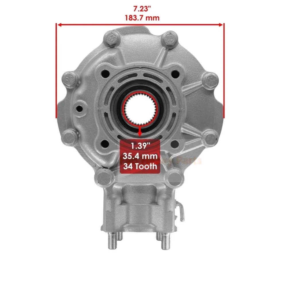 Kompletny tylny mechanizm różnicowy & oś 41300-HM5-A10 41300-HC4-000 pasuje do Honda TRX300FW Fourtrax 300 4X4 1992-2000