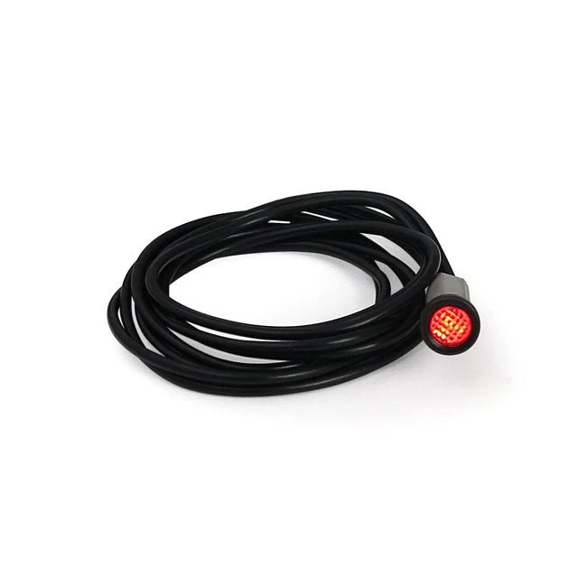 Lampka kontrolna 3/8" (9,5 mm) Czerwona bez symbolu