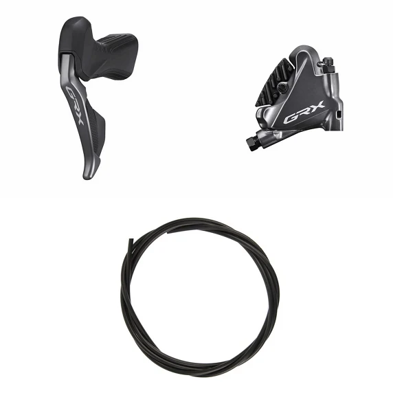 Lewa dźwignia i zacisk przedni SHIMANO GRX 815