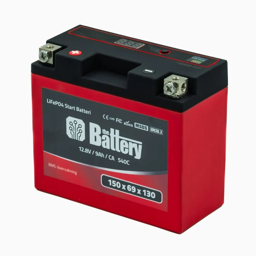 Litowy akumulator motocyklowy LiFePO4 12B-4 12,8 V 9 Ah (12 Ah PBEQ)