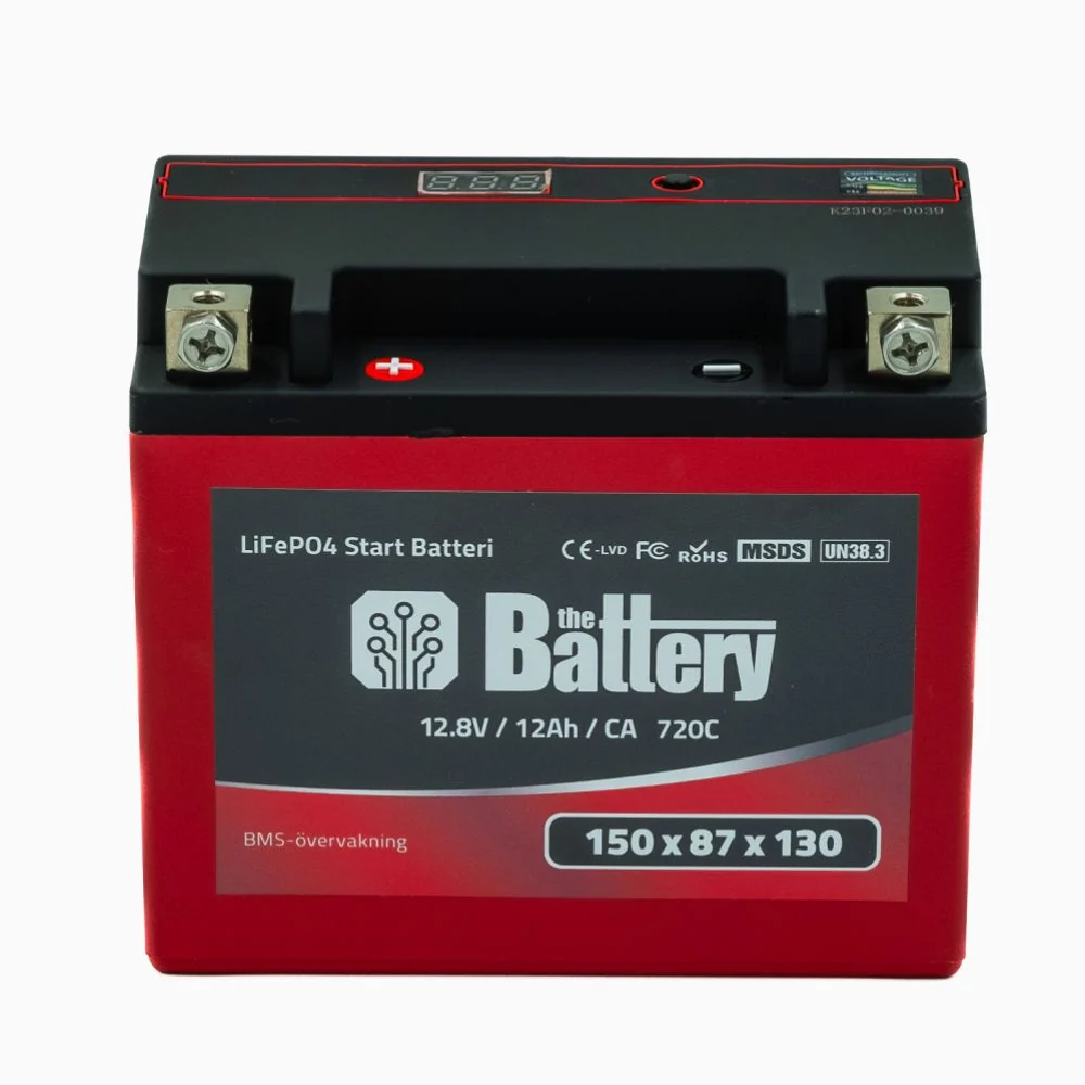 Litowy akumulator motocyklowy LiFePO4 12B-4 12,8 V 9 Ah (12 Ah PBEQ)