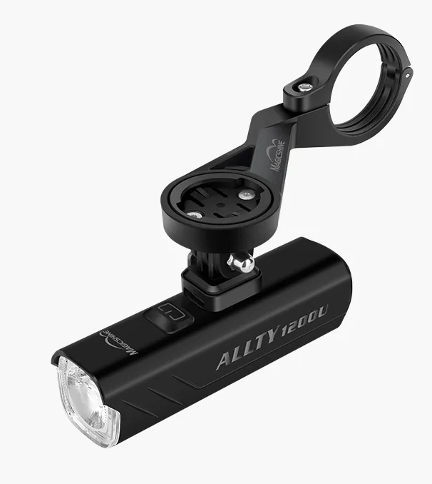 MagicShine Wisił 1200U USB-C White LED przednie światło LED z pilotem i kierownicą przednią i przednią wsparciem