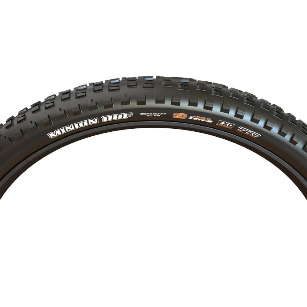 MAXXIS MINION DHF 29x2.50 WT DH E50 3C MaxxGrip Tubeless Ready Miękka opona w kolorze czarnym
