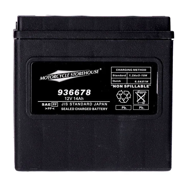 MCS Akumulator 12V AGM 14Ah Lewy+ 240CCA