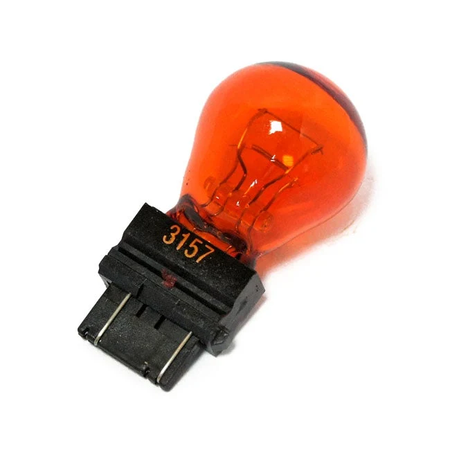 MCS Motocyklowa żarówka klinowa 12V 32CP/4CP 3157 bursztynowa
