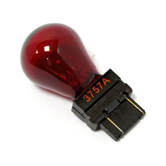MCS Motocyklowa żarówka klinowa 12V 32CP/4CP 3157 czerwona