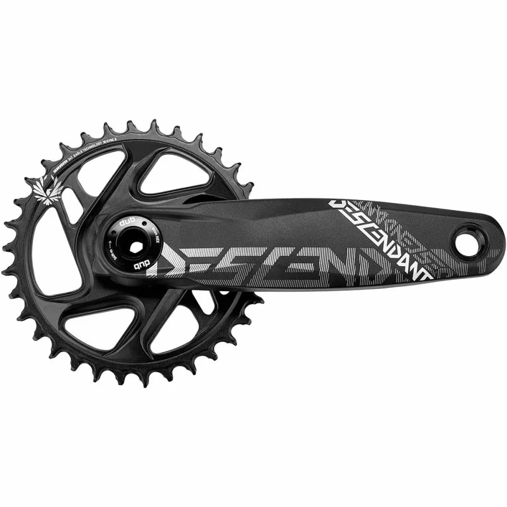 Mechanizm korbowy TRUVATIV DESCENDANT ALL DH DUB83 Mono 10/11V czarny