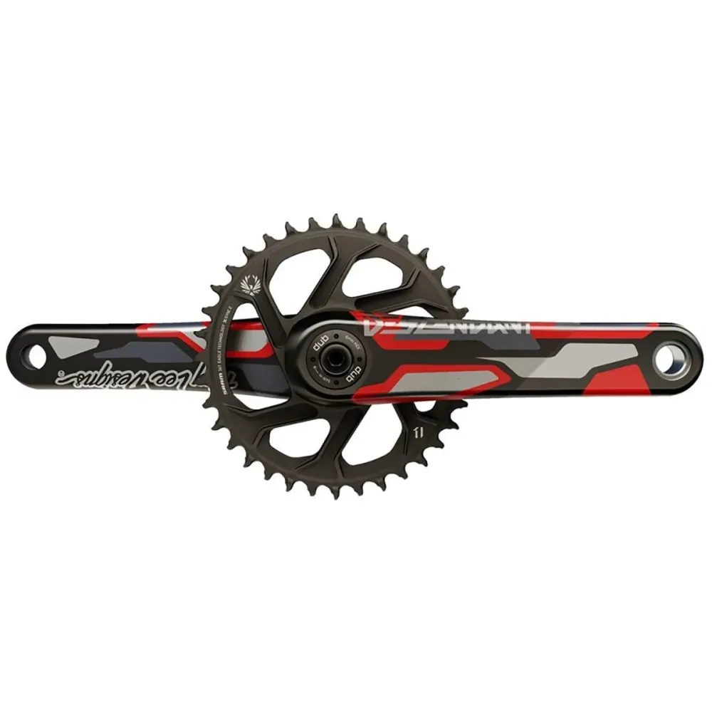 Mechanizm korbowy TRUVATIV DESCENDANT TLD EAGLE ALL DH DUB83 Carbon Red 11/12V Mono