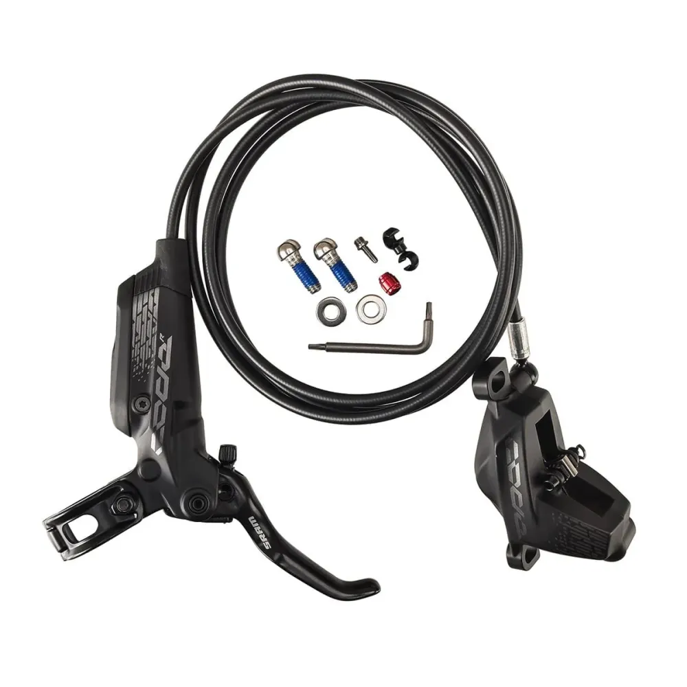 Metalowe klocki hamulca tylnego SRAM CODE R, czarne