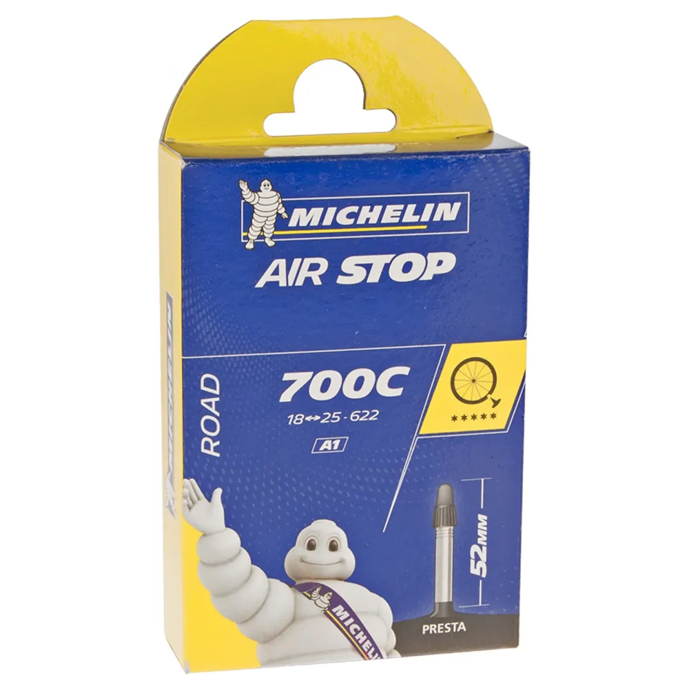 Dętka Michelin Air Stop A1 700x18/25 wentyl Presta 80mm