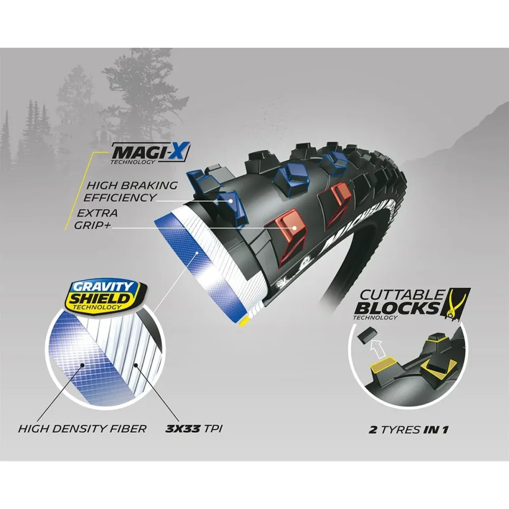 MICHELIN MUD ENDURO Competition Line 29x2.25 MAGI-X Opona miękka przystosowana do zastosowania bezdętkowego
