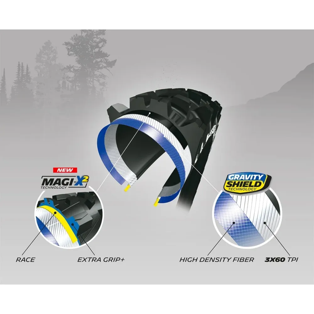 MICHELIN WILD ENDURO FRONT Competition Line 29x2.40 MAGI-X Opona miękka przystosowana do zastosowania bezdętkowego