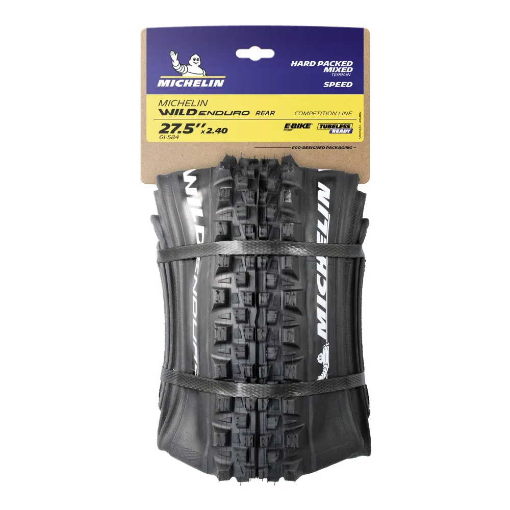 MICHELIN WILD ENDURO REAR Competition Line 29x2.40 GUM-X Opona miękka przystosowana do zastosowania bezdętkowego