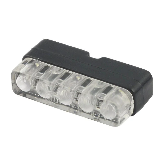 Mini oświetlenie tablicy rejestracyjnej LED czarne