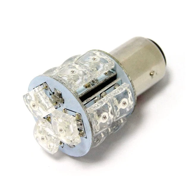Motocyklowa żarówka LED Super Flux 1157 czerwona
