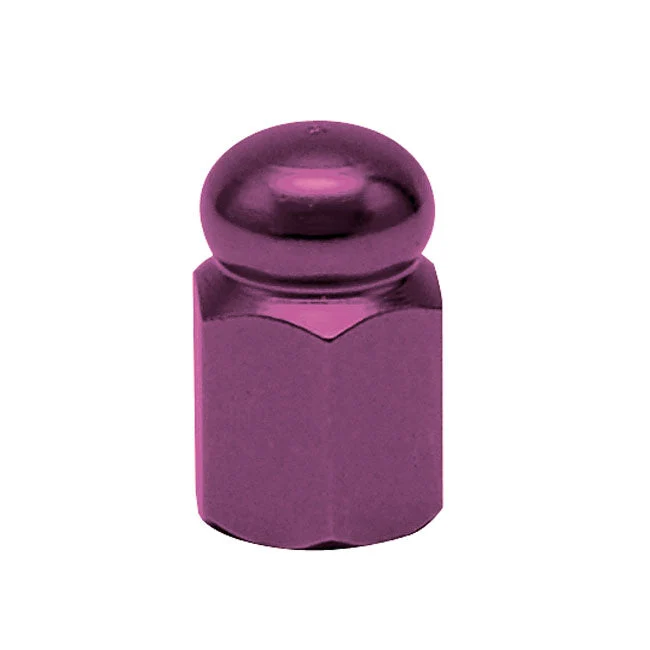 Nakrętki na trzpień zaworu Trik Tropz Alloy Hex Domed Purple