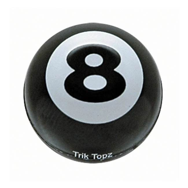 Nakrętki na trzpień zaworu Trik Tropz Eight Ball Valve Caps. Czarny