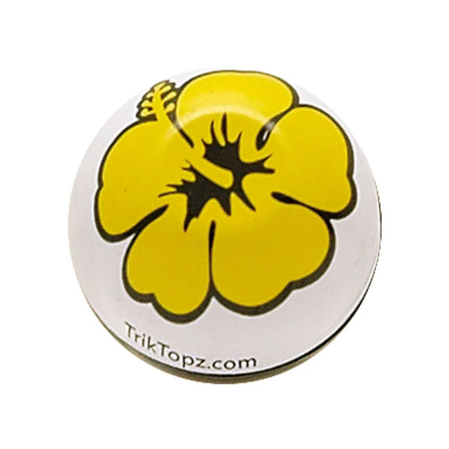 Nakrętki na zawory Trik Tropz Flower Yellow