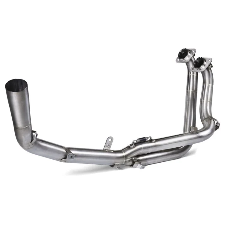 Nierdzewne kolektory wydechowe Akrapovic 2 w 1 dla Aprilia