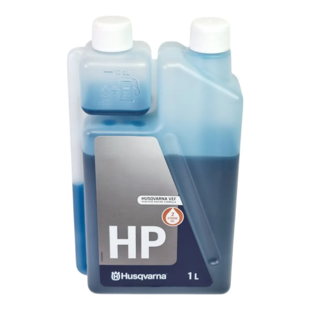 Olej do dwusuwów Husqvarna 5x HP 1 litr ( 5x 587808511 ) - Olej do dwusuwów - redukcja zużycia dzięki specjalnym dodatkom