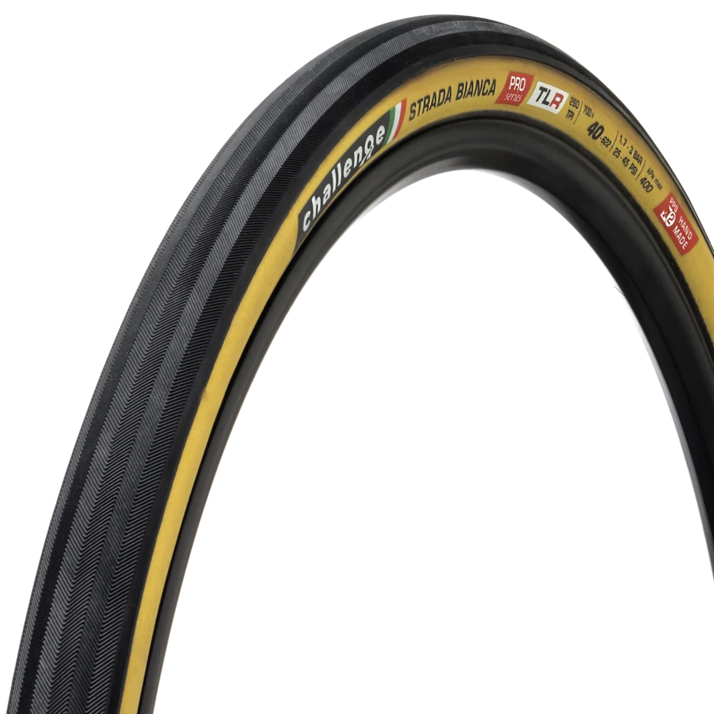 Opona CHALLENGE STRADA BIANCA 700x40c Tubeless Ready Beige