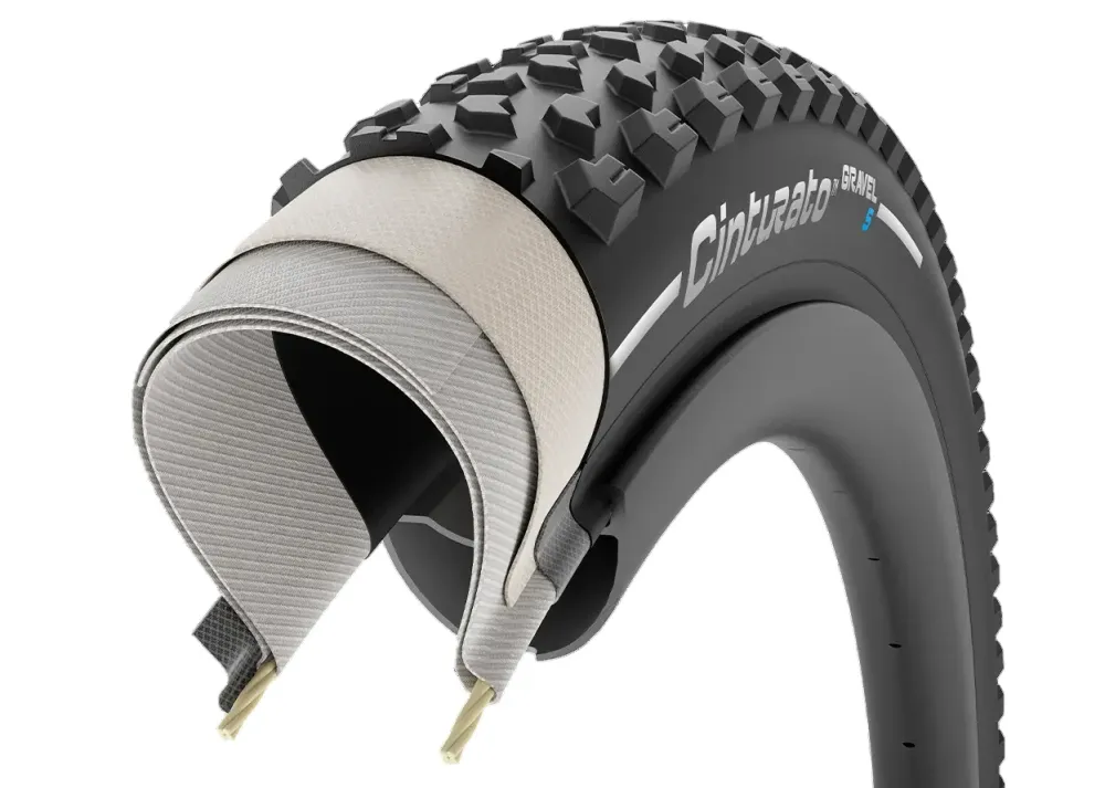 Opona PIRELLI CINTURATO GRAVEL S 700x40c Tubeless Ready Classic Beige