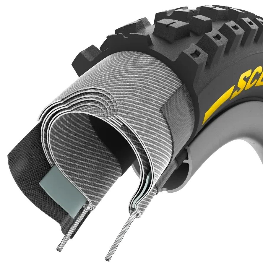 Opona PIRELLI SCORPION RACE DH M 29x2.5 Tubeless Ready Soft Black/Yellow 3907500