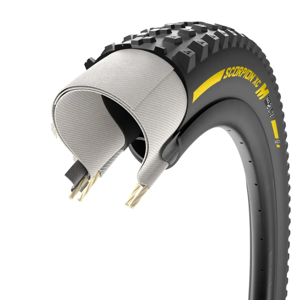 Opona PIRELLI SCORPION RACE XC M Lite 29x2.40 Tubeless Ready Soft Black/Yellow Team Edition