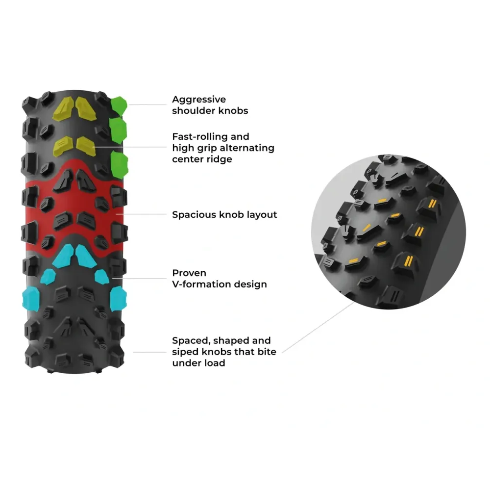 Opona VITTORIA SYERRA TRAIL 29x2.40 4C Graphene 2.0 Tubeless Ready Soft Beige