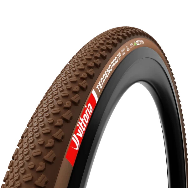Opona VITTORIA TERRENO PRO T50 Mixed Gravel Race 700x45c Tubeless Ready Soft Brown