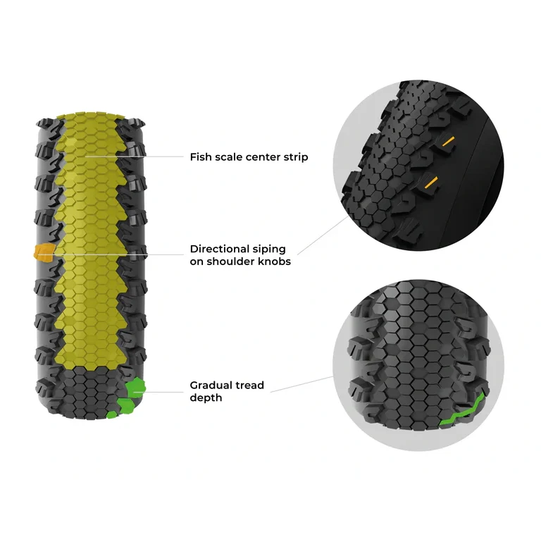 Opona VITTORIA TERRENO XC TRAIL 29x2.40 4C Graphene 2.0 Tubeless Ready Soft Beige