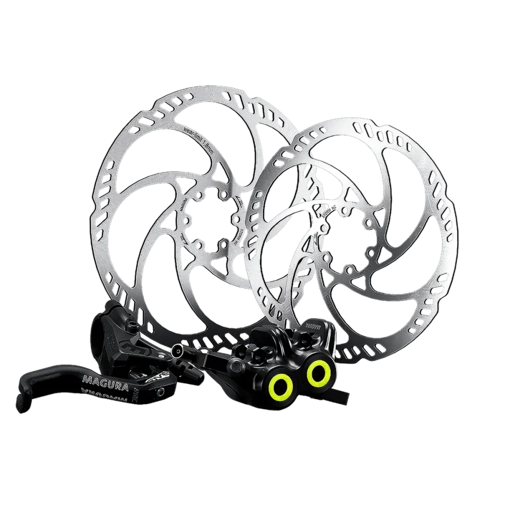 Para hamulców MAGURA MT5 PRO z tarczami Storm HC 203/180 mm